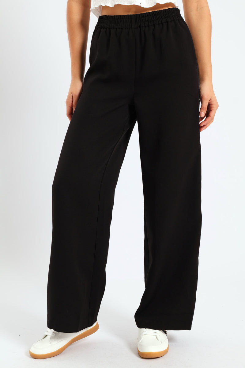 Side Taping Pants - Black – LEGiT Side Taping Pants - Black – LEGiT