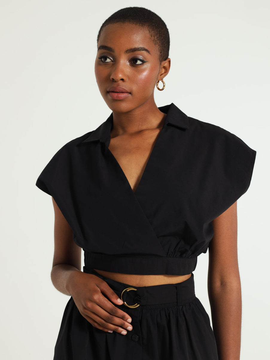 Collar Poplin Top LEGiT