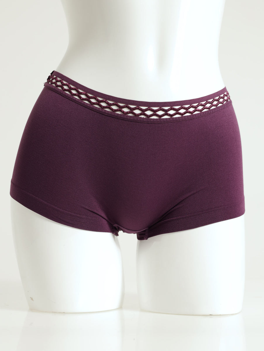 Grey Boyleg Panties main image 1
