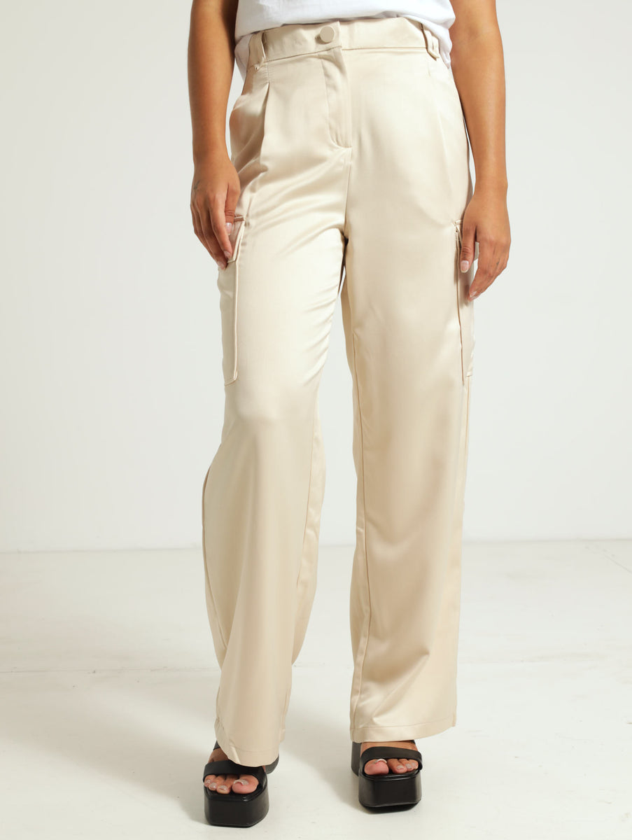Satin Cargo Pants LEGiT
