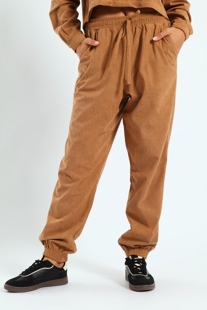 Corduroy Pull On Pants - Caramel – LEGiT