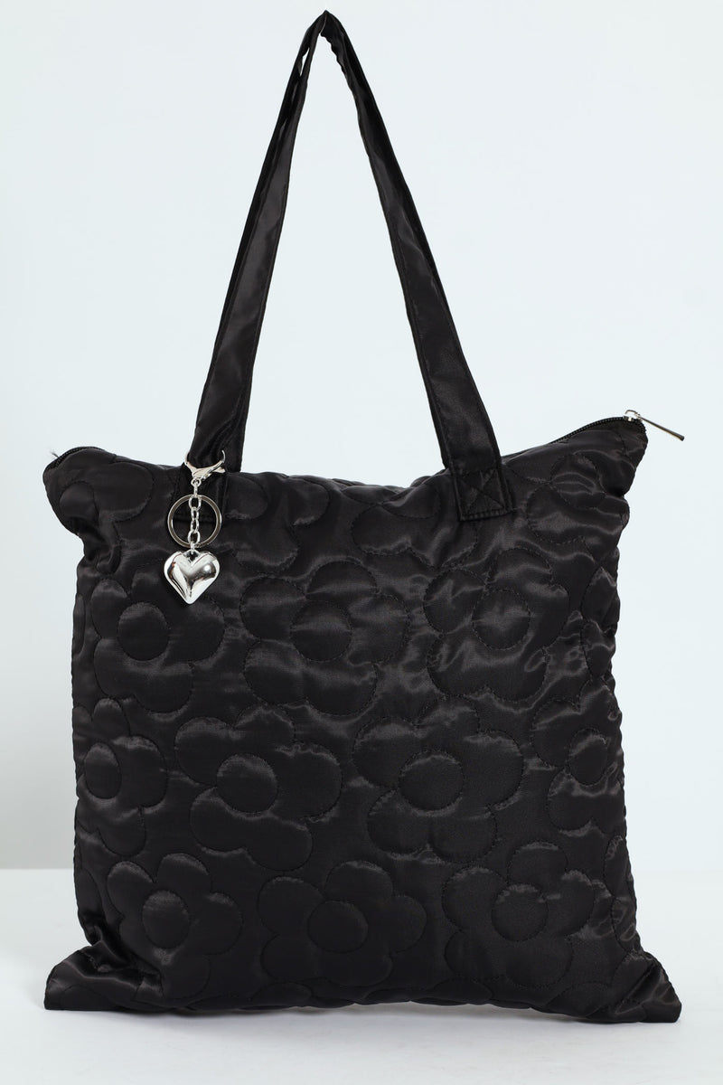 Heartfelt Charm Messenger Bag - Trendy Small Square Bag with Heart Charm