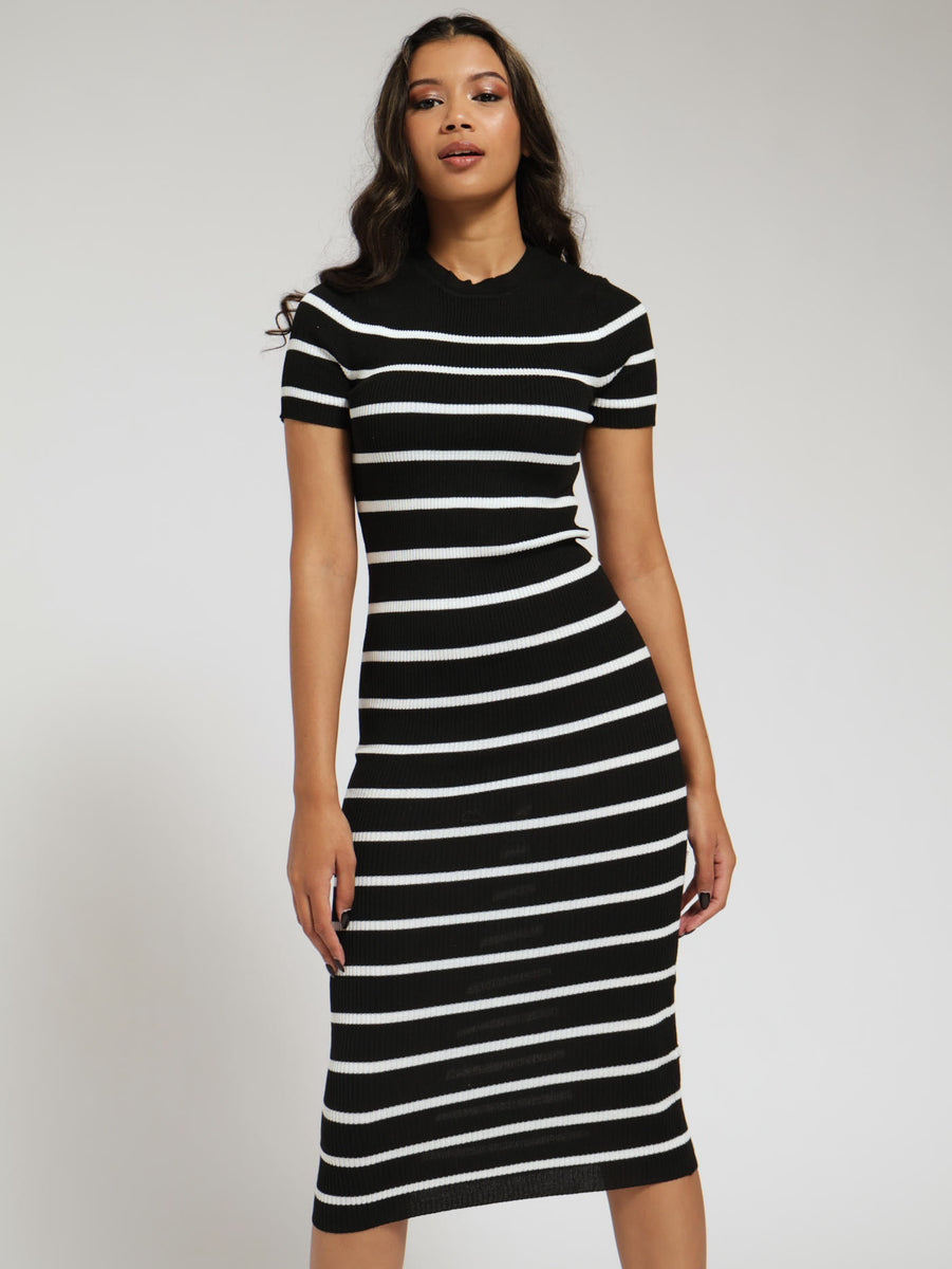 Stripe Knitwear Dress