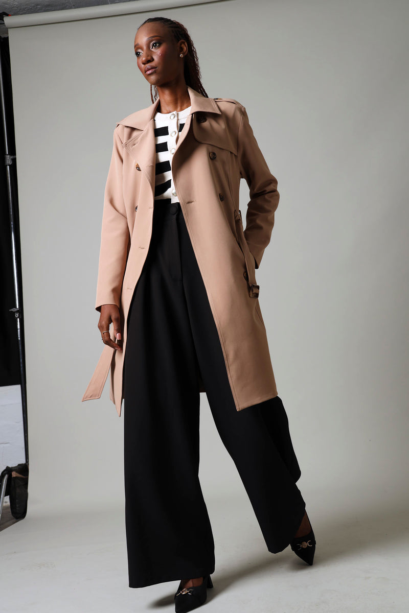 Belted Trench Coat - Camel – LEGiT