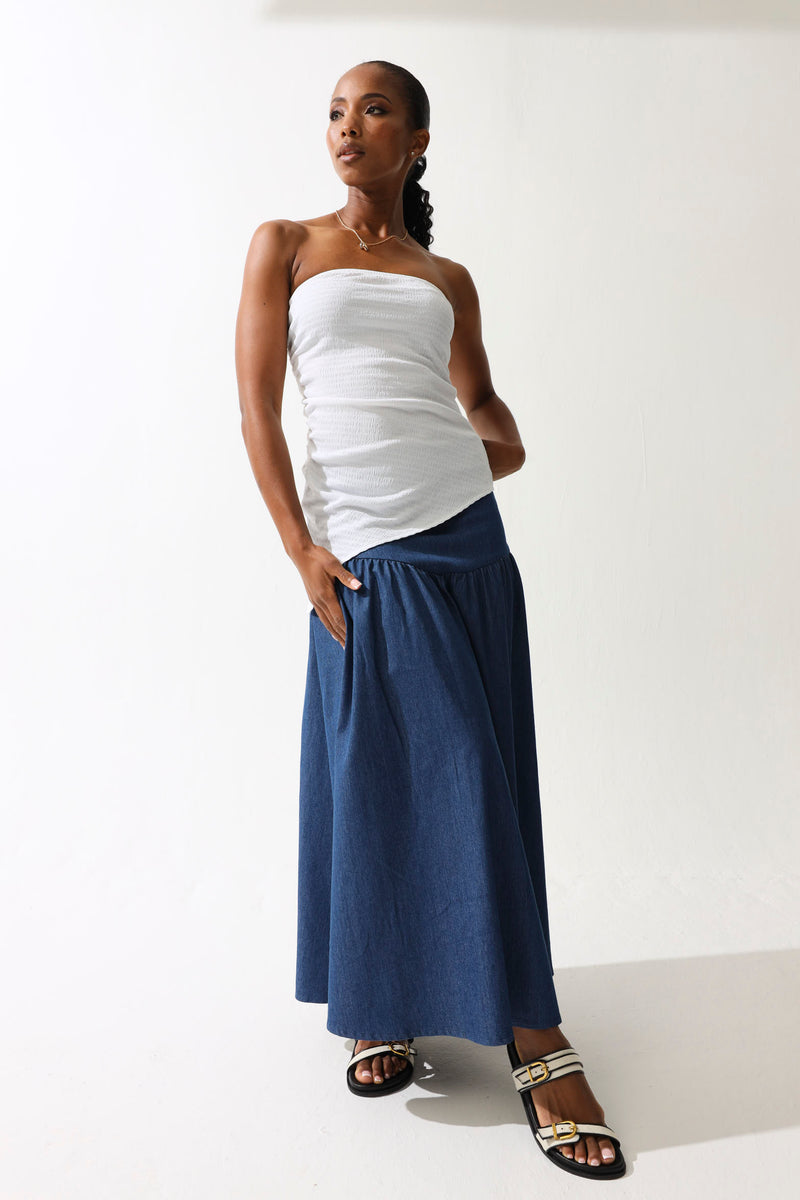 sold out！！CLANE  SLANT CUT KNIT TOPS  2 CLANE - 2WAY SLANT KNIT TOPS - スラントニットトップス - IVORY