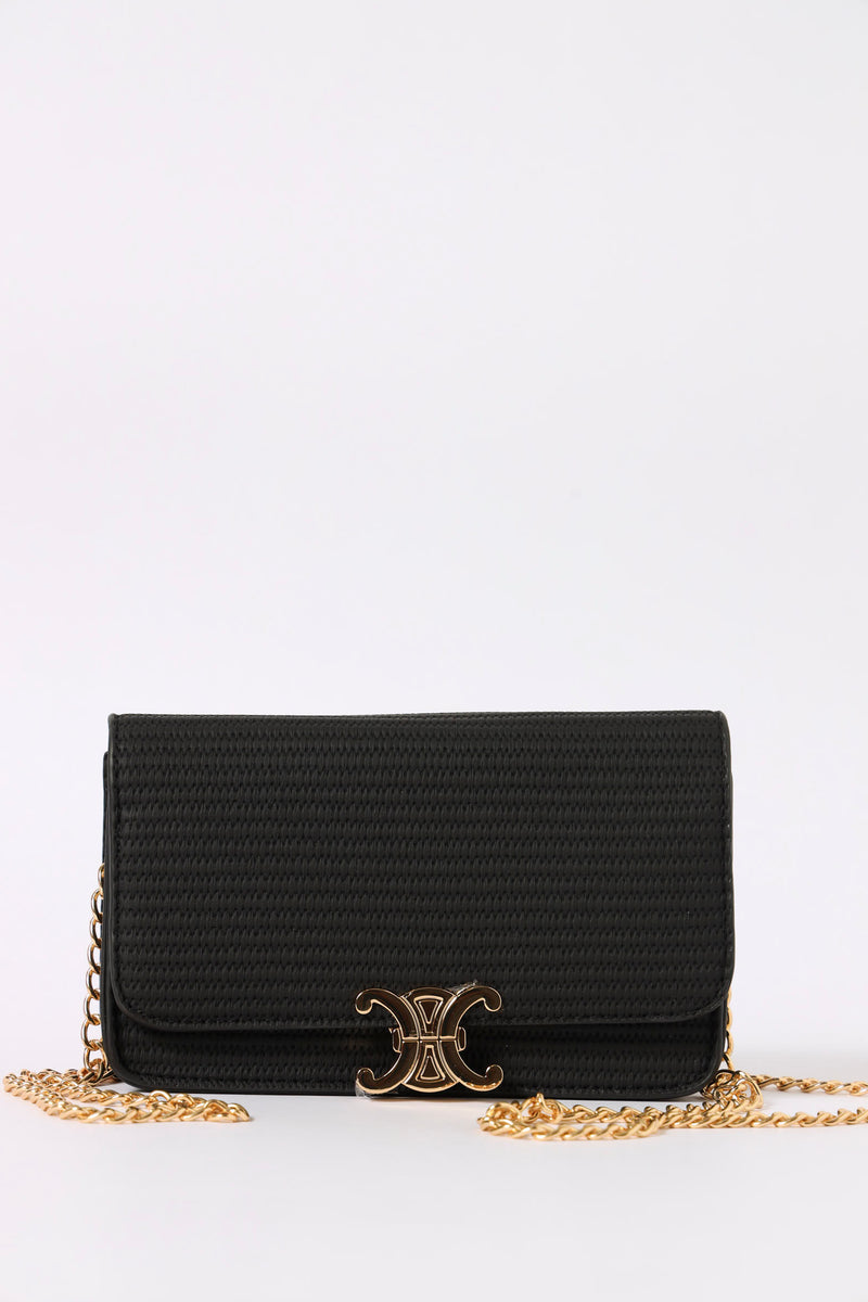 chiiiibag wallet bag ブラック Midnight Black Leather Clutch | Jekyll & Hide