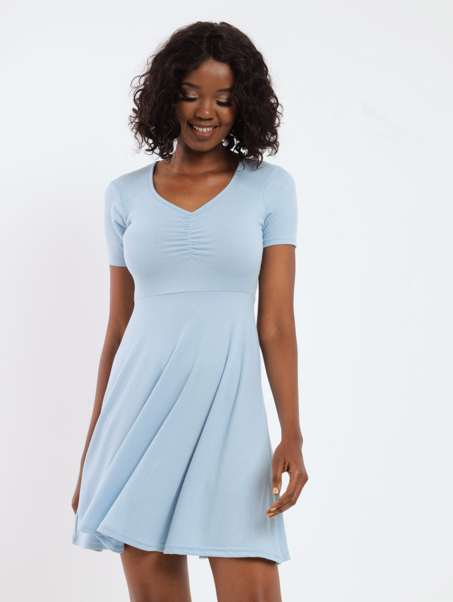 Blueberry Crush Skater Dress