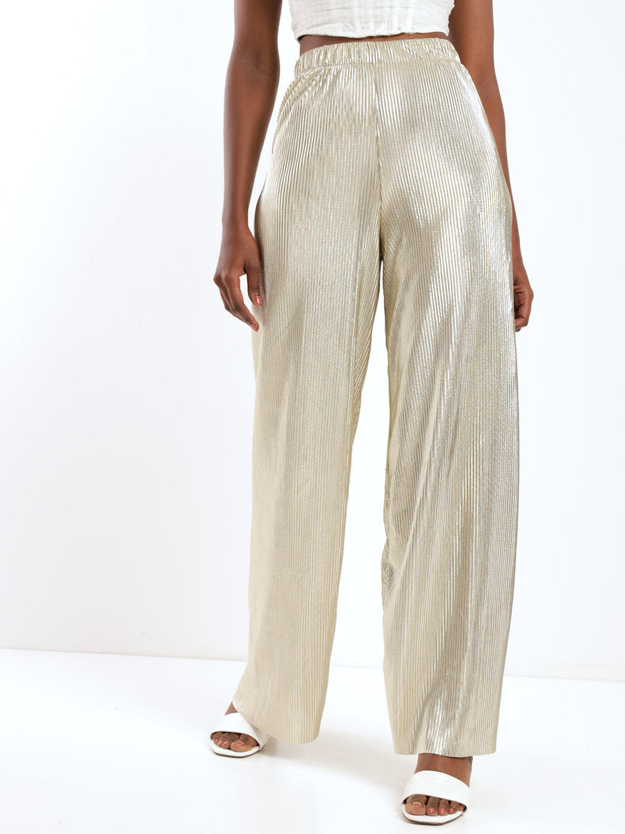 Foil Bodre Pant Gold – LEGiT