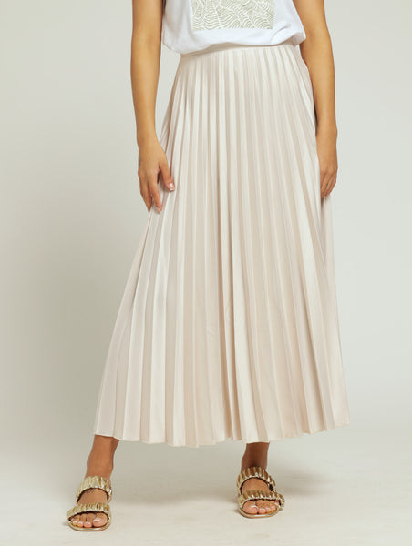 andmary Amanda pleats skirt ベージュ ANDMARY】Amanda pleats skirt