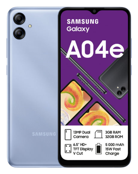 A04E 32GB Dual Sim Blue Cellphone Vodacom