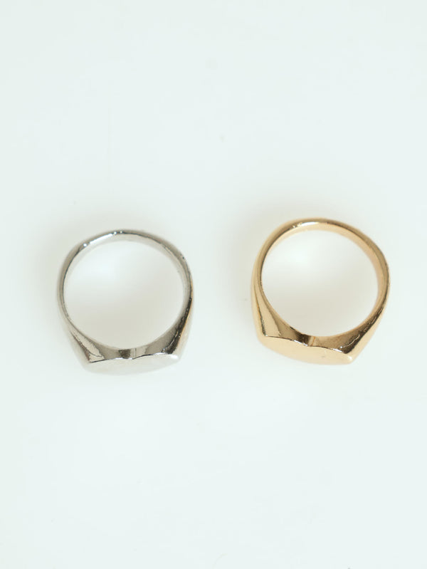 Legit Rings 2 Pack Chunky Glossy Heart Rings – LEGiT
