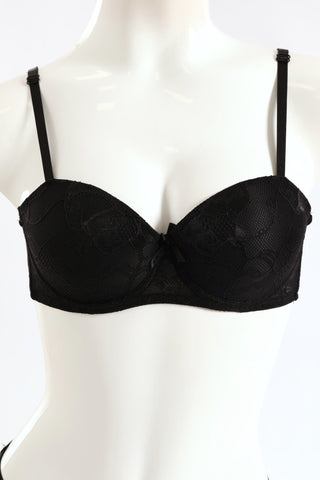 Twinpack Lace Balconette Bra - Black/Baked Apple