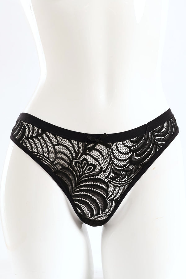 Portbor String Gd Shop Twinpack Lace G-Strings - Black/Port Royale – LEGiT