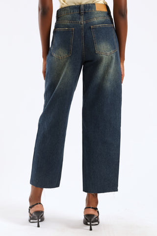 Basic Barrel Jean - Ink
