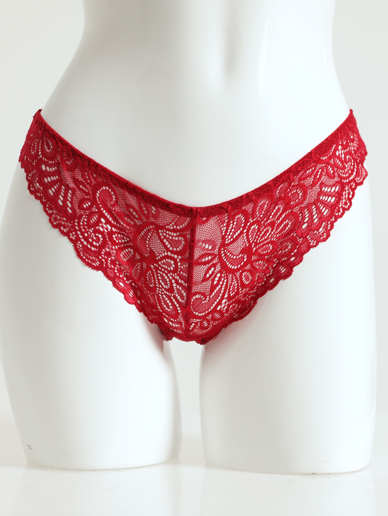 3 Pack Lace Brazilian Panties - Fig/Rose/Barberry – LEGiT