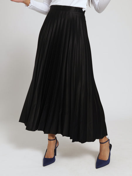 Pleated Skirt - Black – LEGiT
