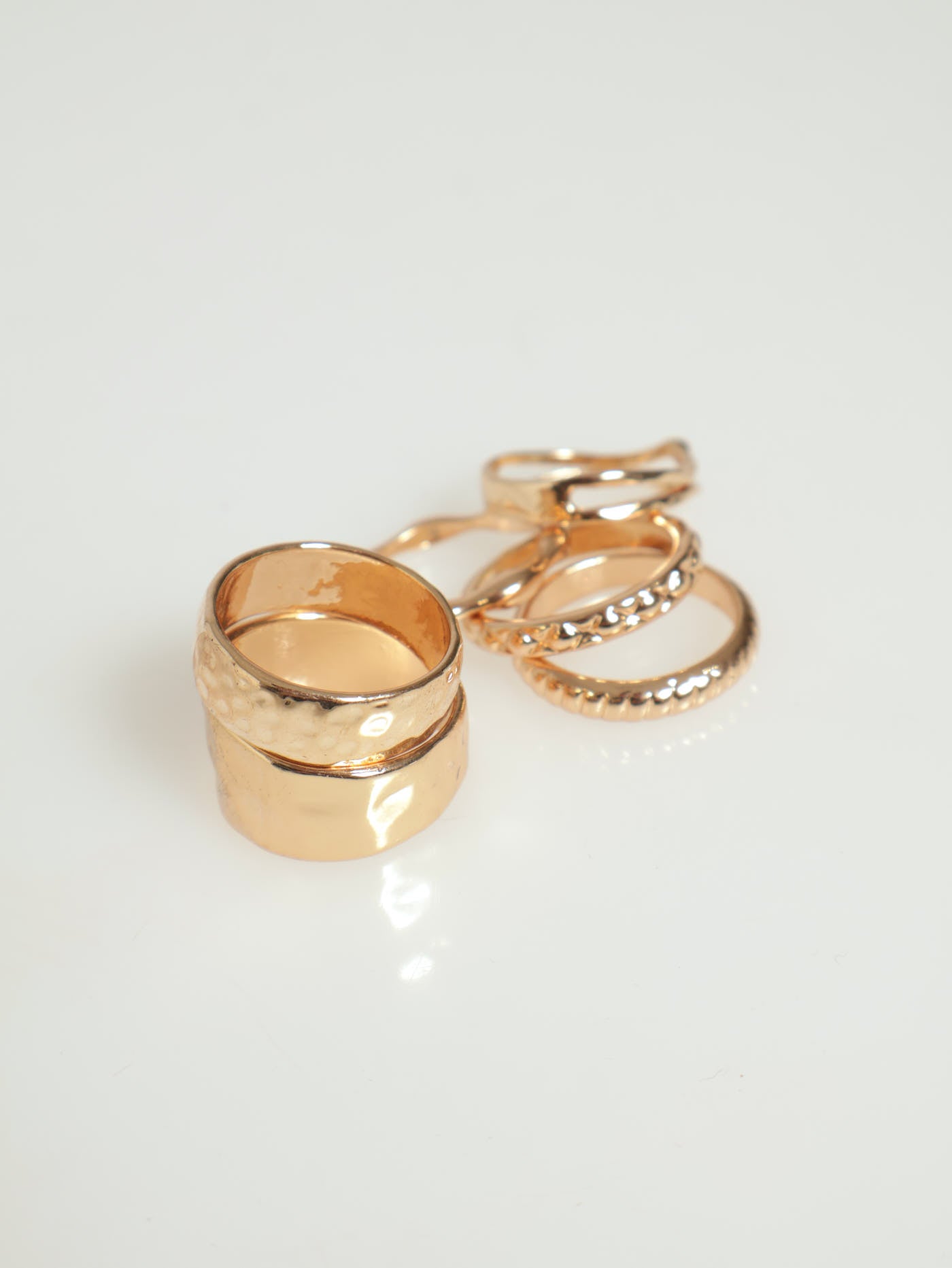 Legit Rings 6 Pack Battered Rings - Gold – LEGiT