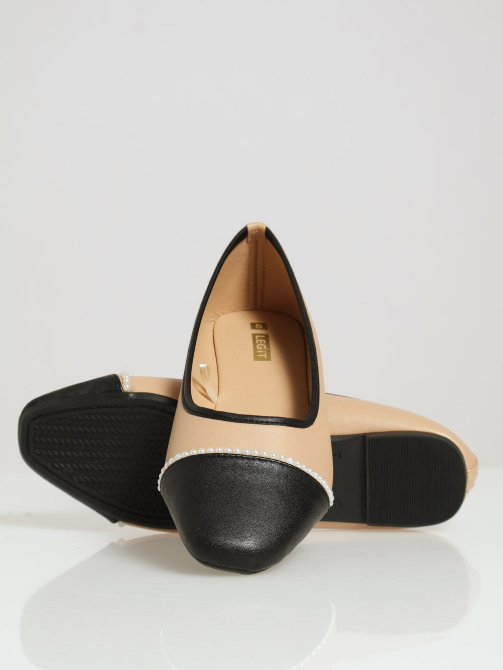 Basic Colour Block Pump With Pearl Trim LEGiT