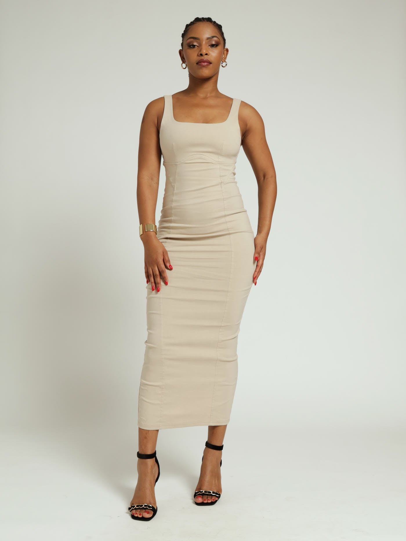 Panelled Bodycon Dress