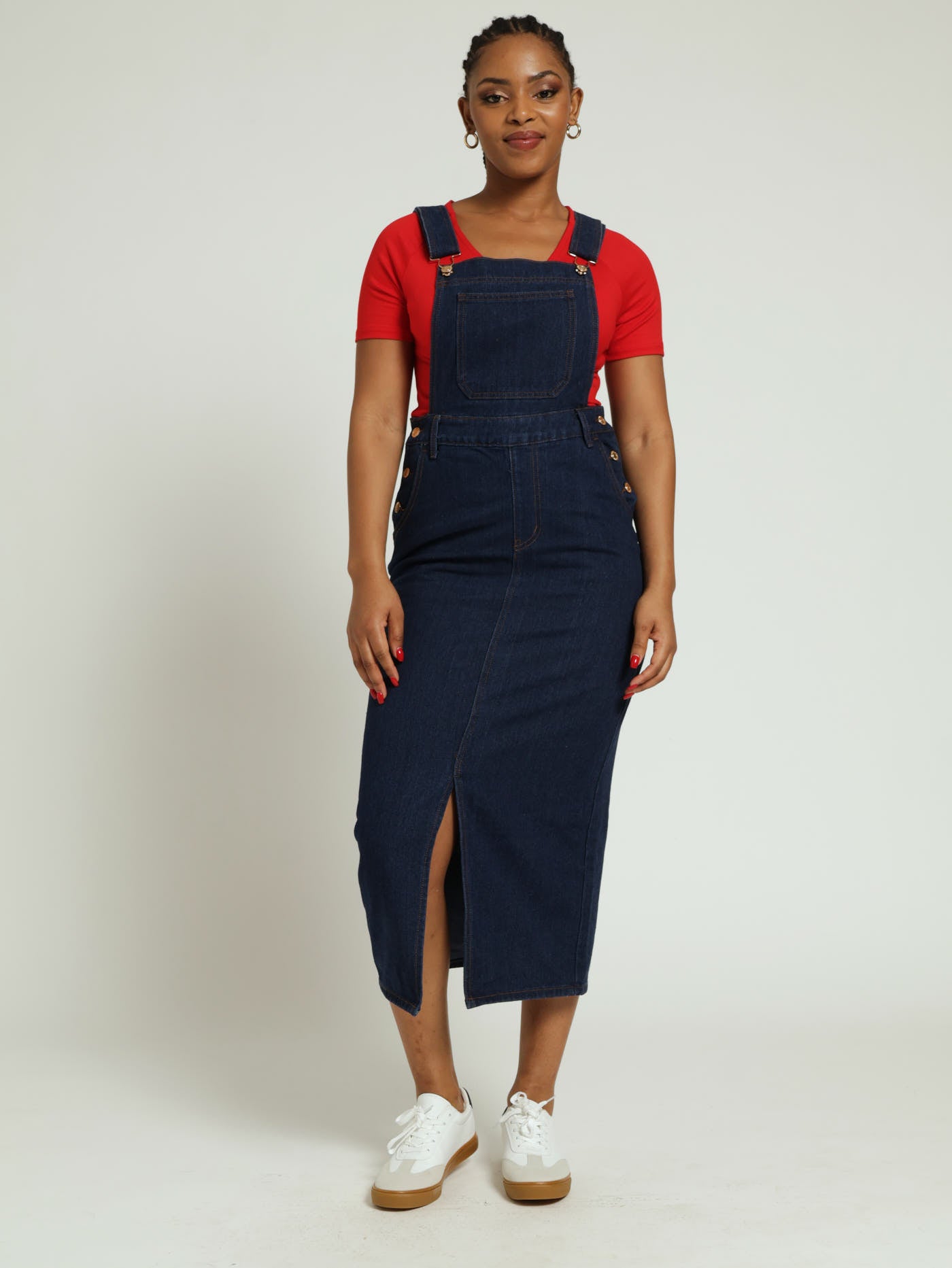 denim dungaree dress Jean Jumper for Women Pinafore Maxi Aline Dresses with Pockets Baggy Wide Hemline Adjustable Spaghetti Strap Bib Overall Dresses Tea Length Elastic Empire Waist Midi Dress Streetwear : Clothing a gathered bust Cotton Denim Cotton On Dungaree