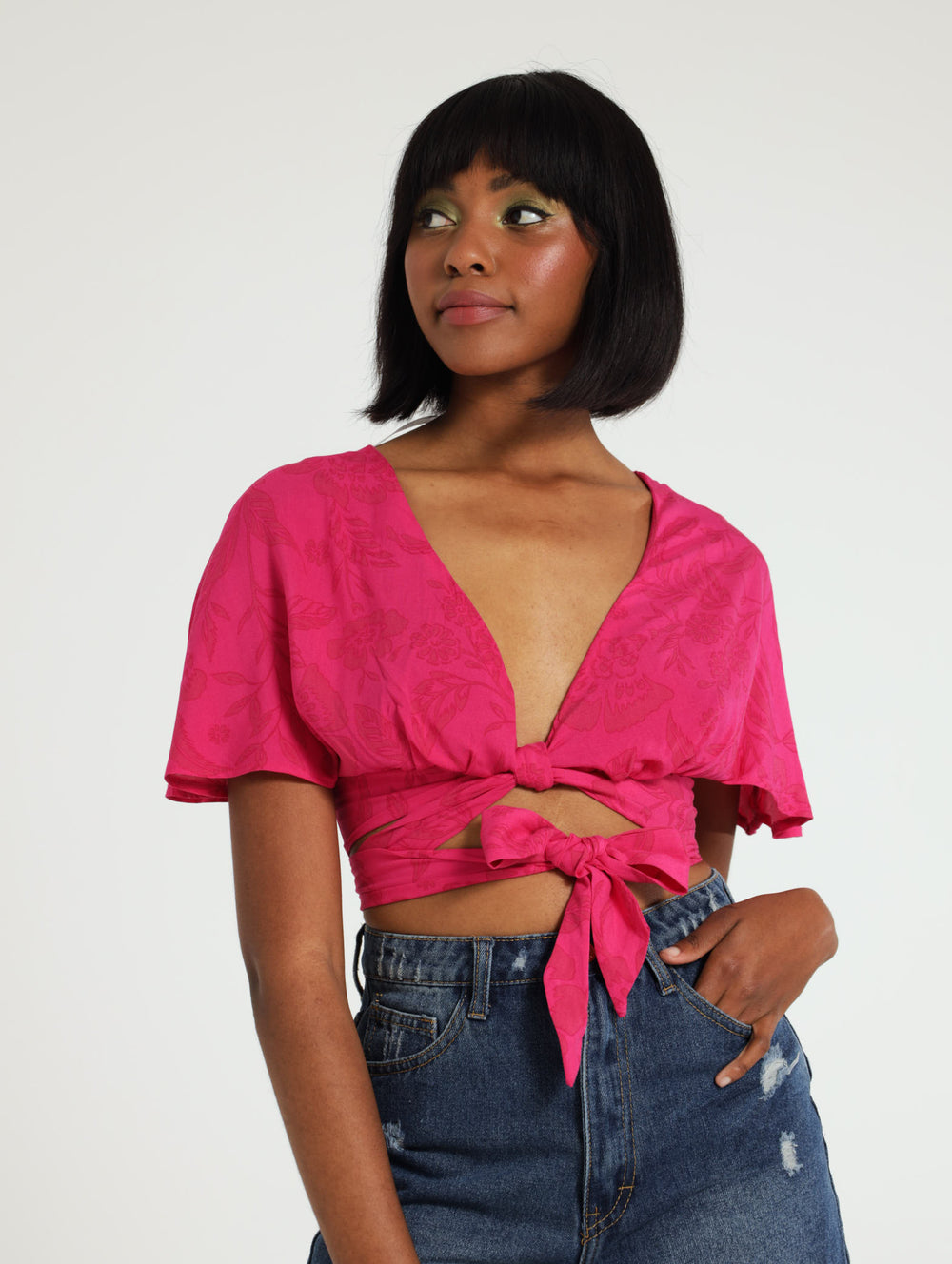 Floral Wrap Top LEGiT