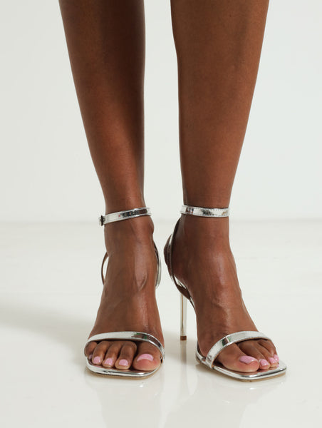 Mule with ankle strap on sale