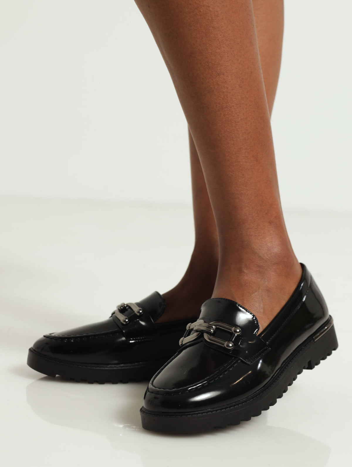 Loafer With Heel Insert & Link Trim LEGiT
