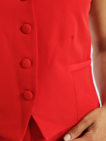 Waistcoat - Red