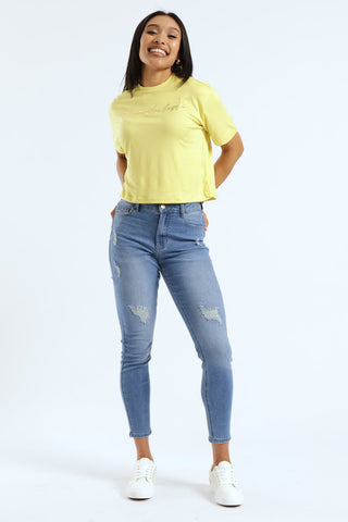 Flawless Screen Tee - Lime