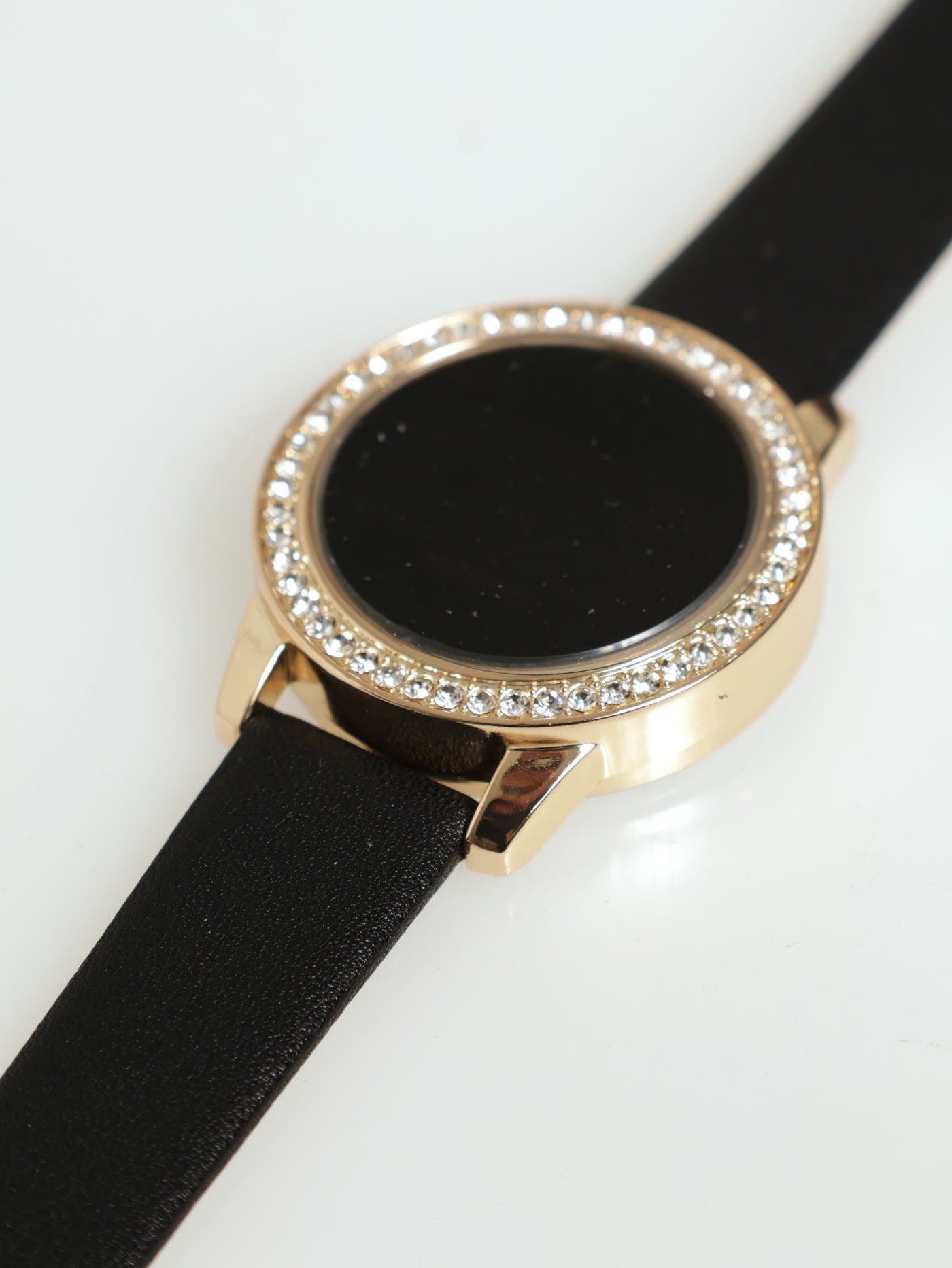 Smart Diamond Watch Diamante Dial Smart Watch - Black – LEGiT
