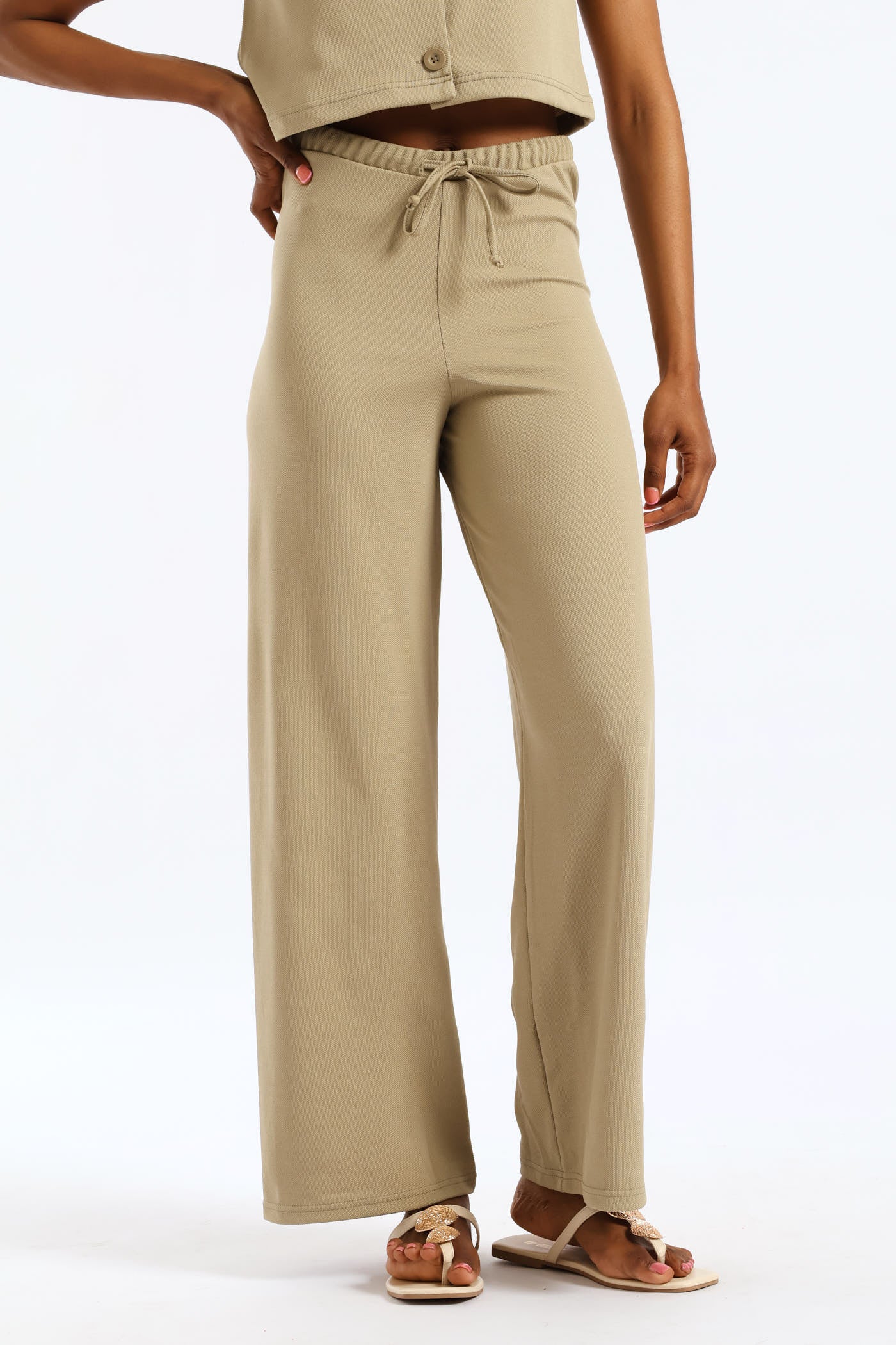 Mi⭐︎iirot High Stretch Knit Pants High Rise Slim Rib Knit Pants | grey | Calvin Klein Hong Kong