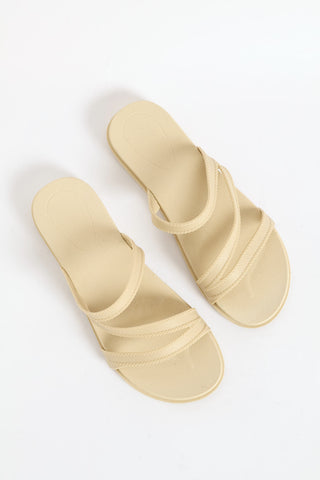 Multi Strap Plug Sandal - Natural
