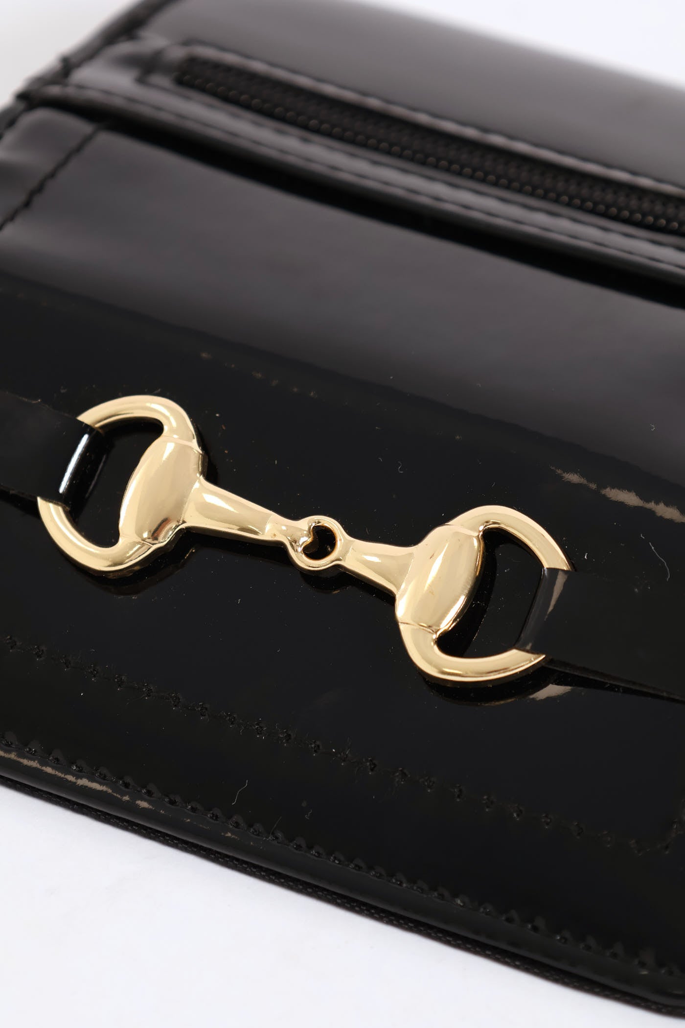 Buckle Defect Wallet Saddle Buckle Flapover Wallet - Black – LEGiT