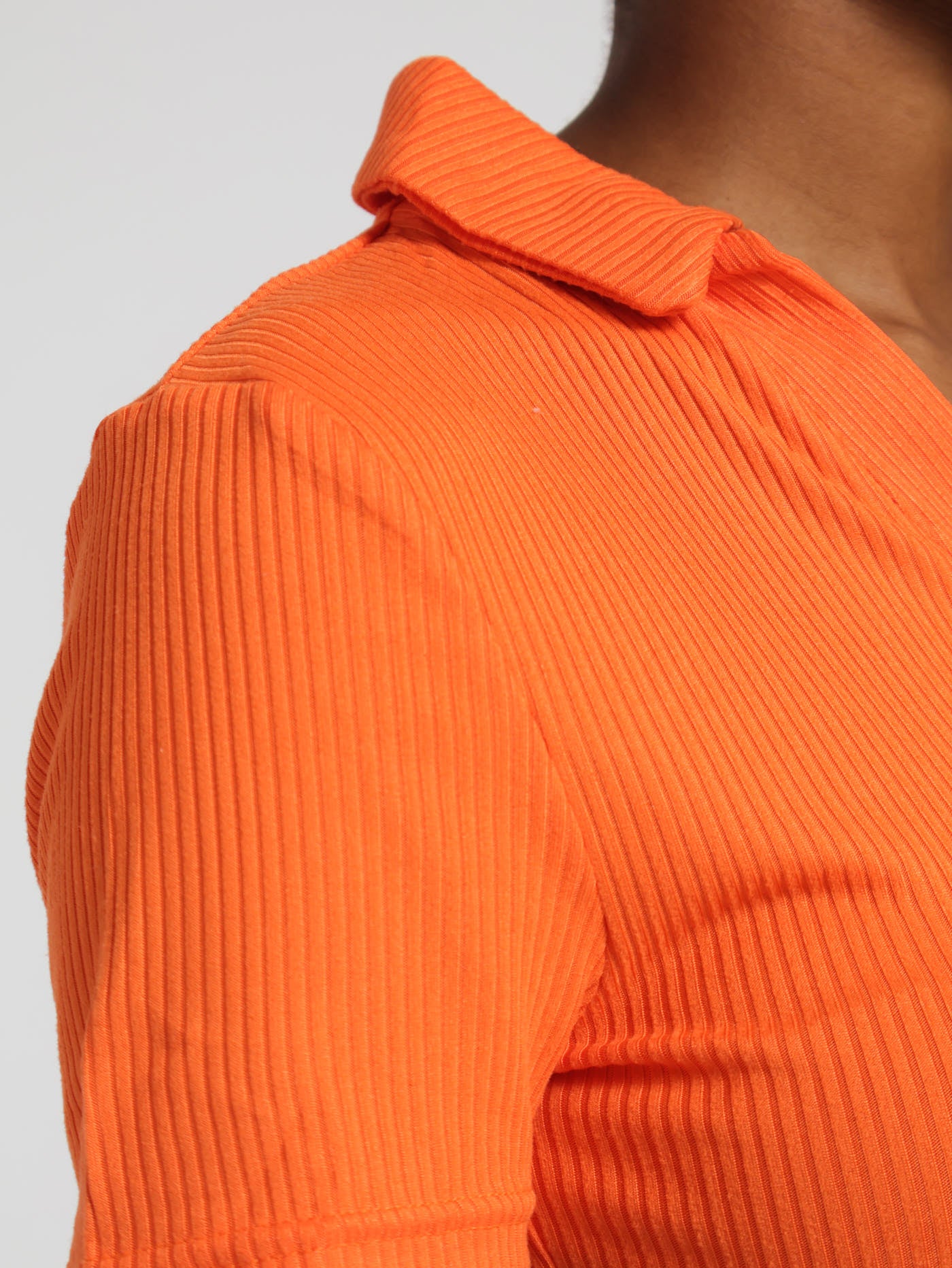 Orange Polyester Rib Rib Golfer - Orange – LEGiT