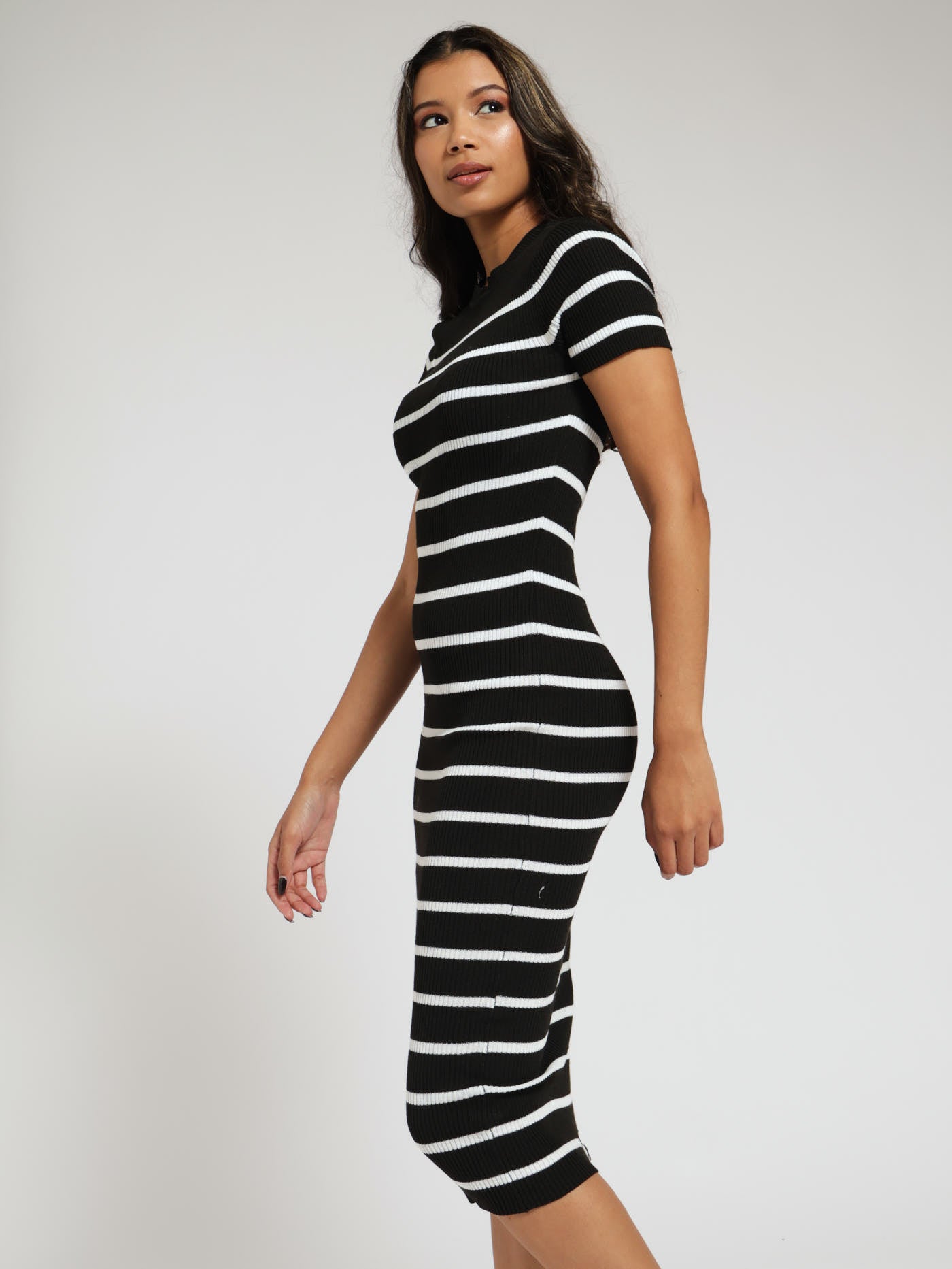 Stripe Knitwear Dress