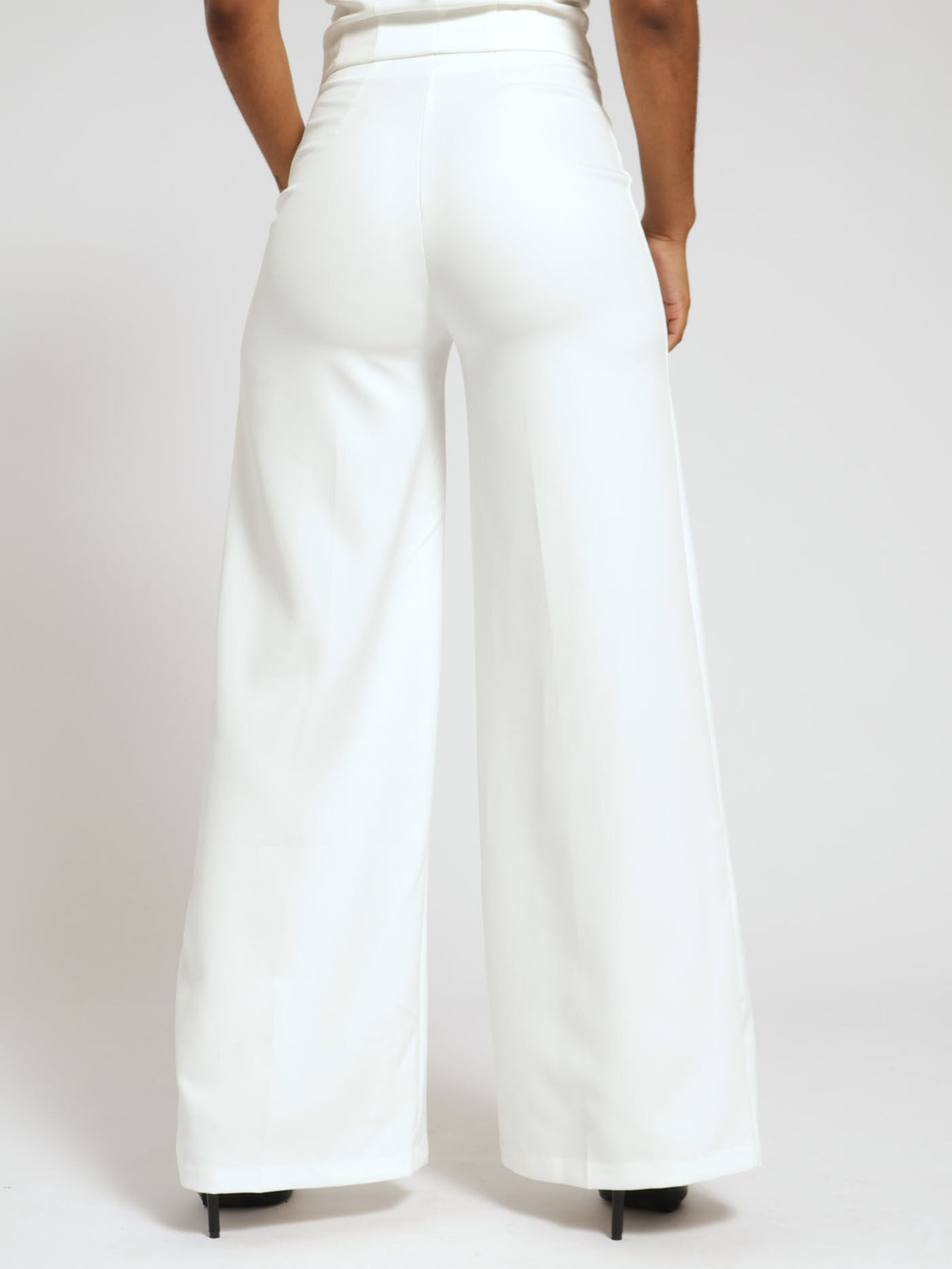 Wide leg Pants Color Off-white main image 0