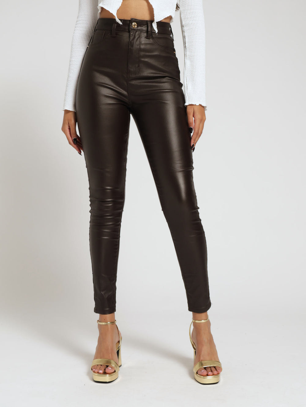 Super High Rise Skinny Jean Bitter Chocolate LEGiT