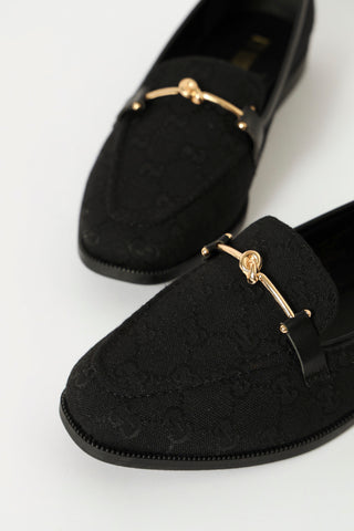 Classic Monogram Loafer - Black