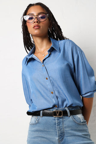 Ornate Buckle Fashion Belt - Gold