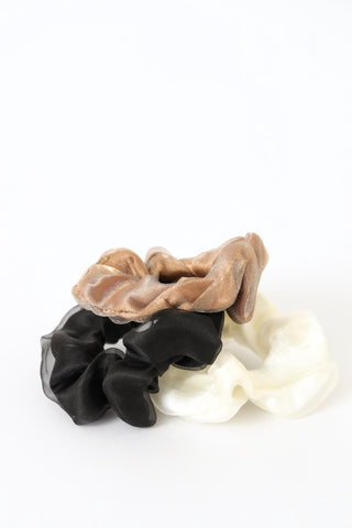 5 Pack Midi Scrunchies - Multi