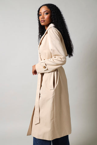 Trench Coat - Nude