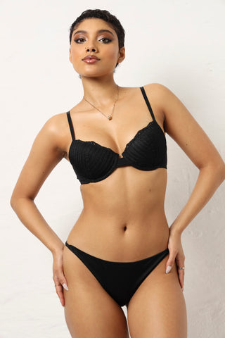 2 Pack Animal Lurex Lace & Microfibre T-Shirt Bra  - Gold