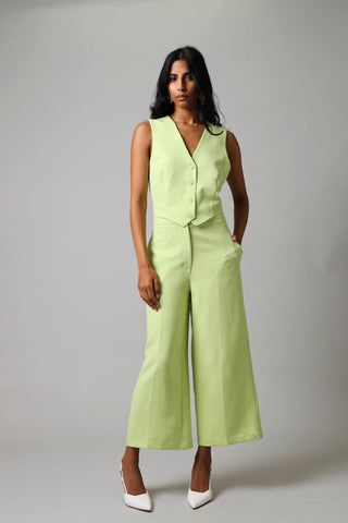 Sleeveless Waistcoat - Lime