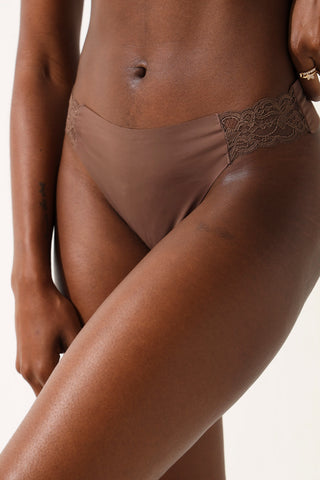 3 Pack Microfibre Lace G-Stringgs - Multi