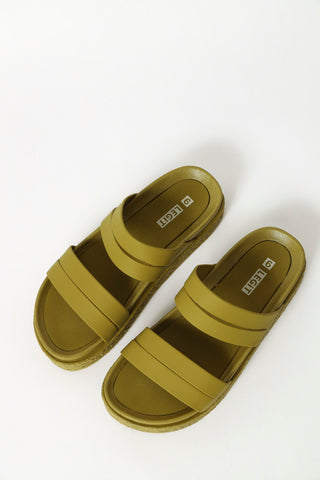 Flatform  Textured Randing Sandal - Fatigue