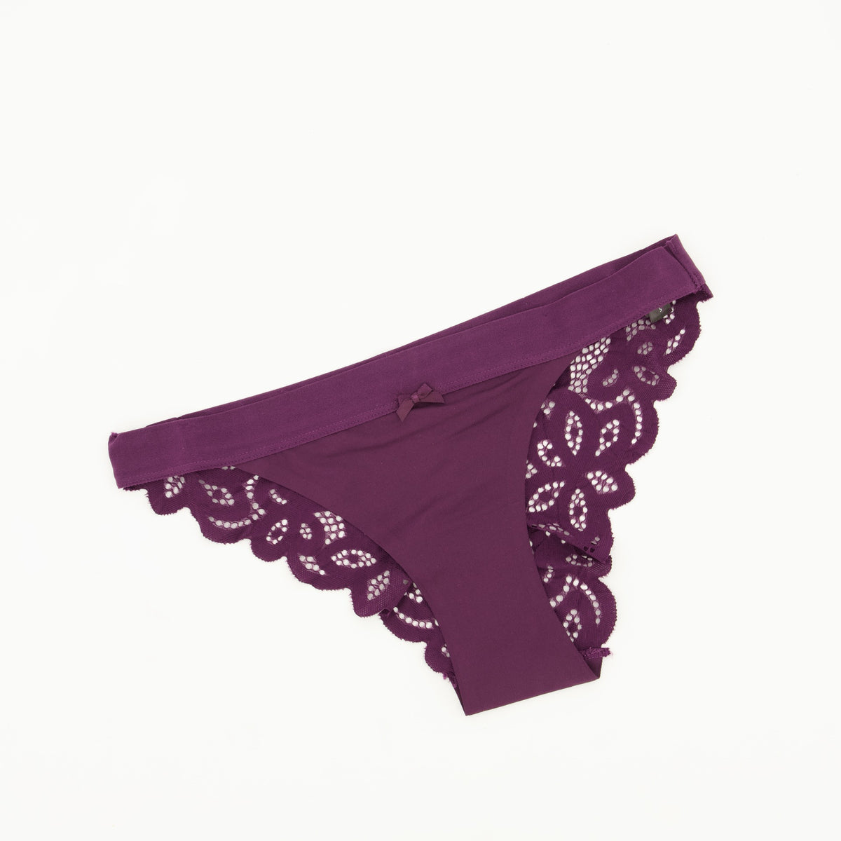 Single Bonded Tanga Bikini Panty Dark Purple LEGiT