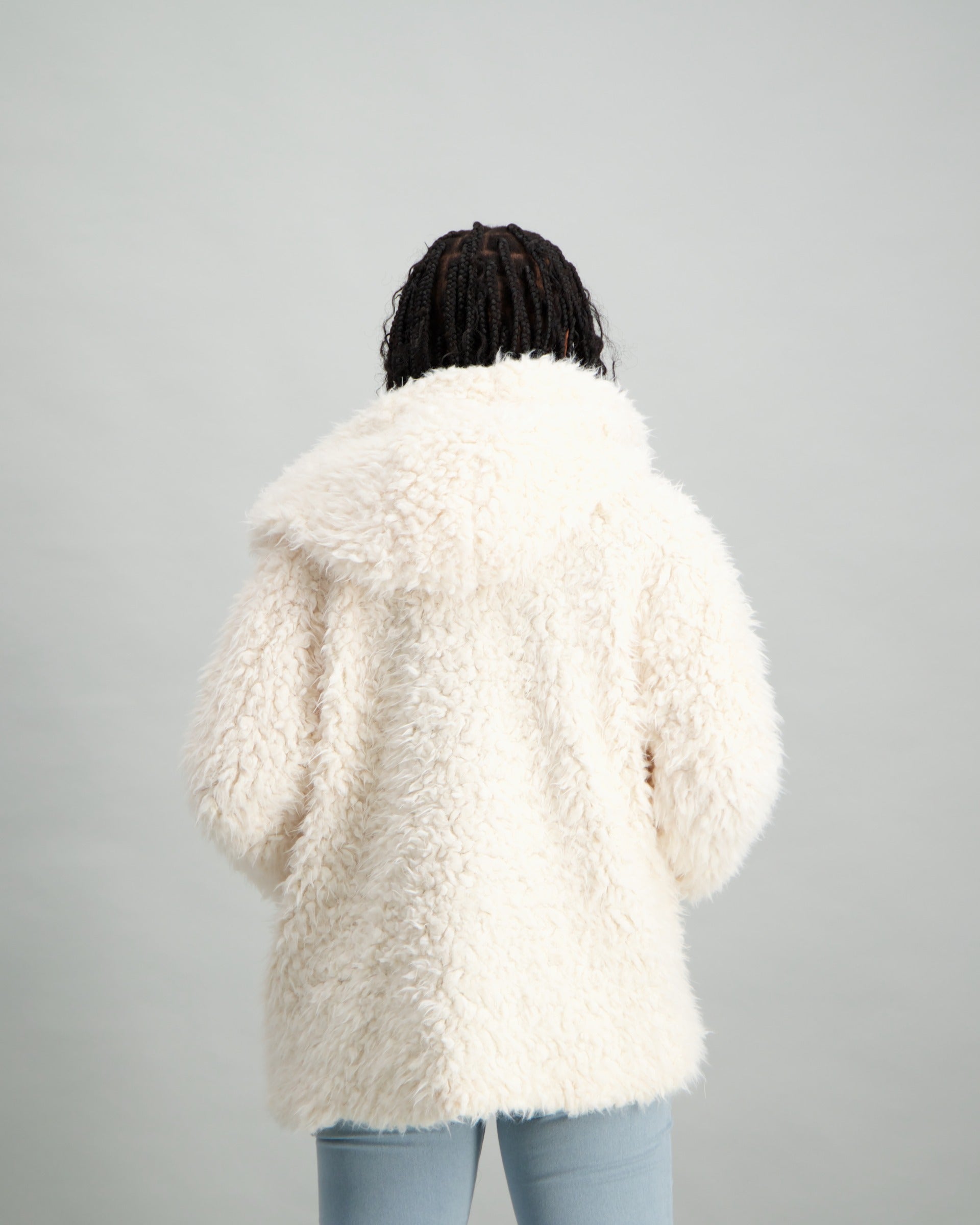 Cream hooded teddy coat new arrivals