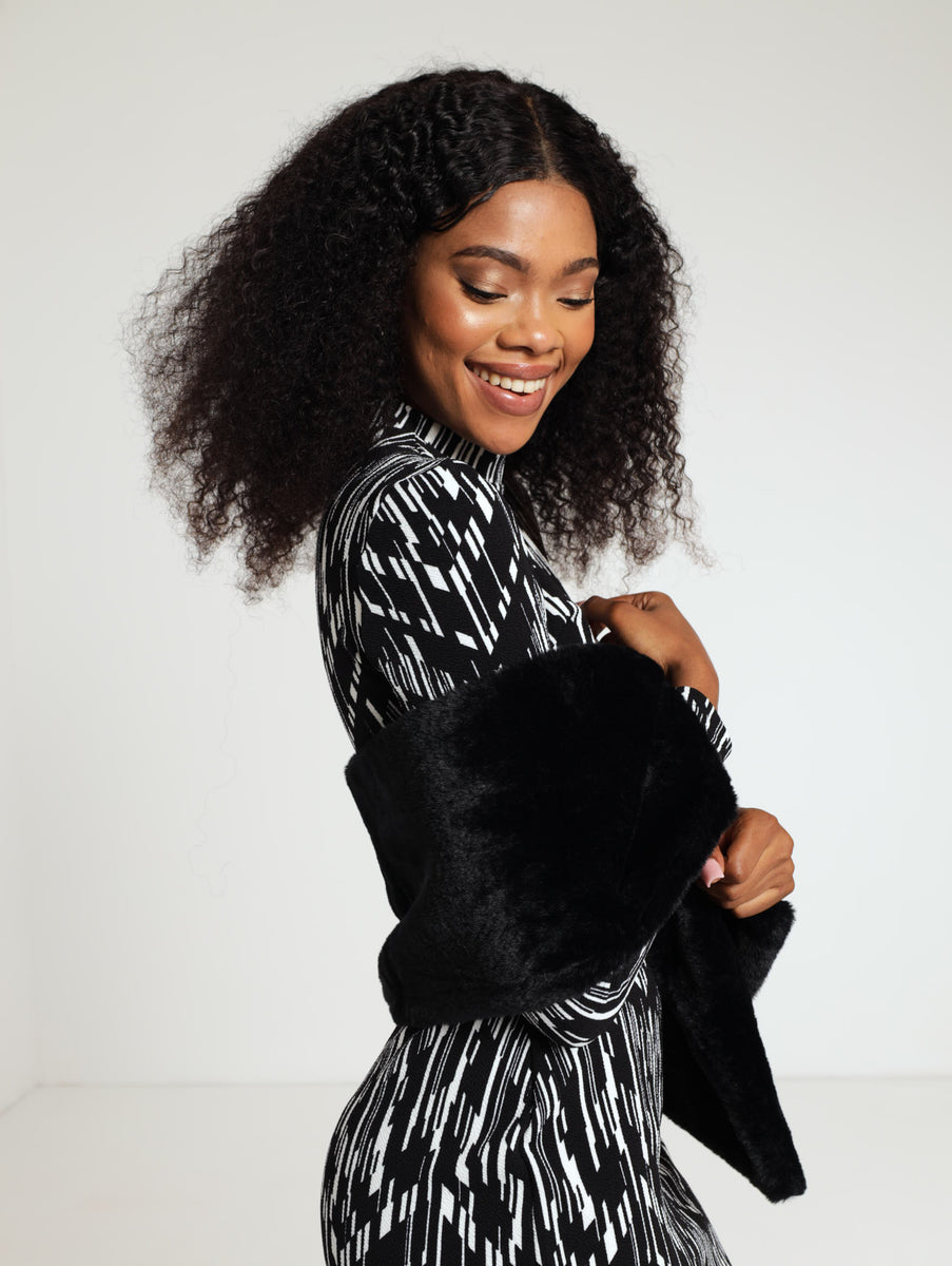 Faux Fur Shawl LEGiT